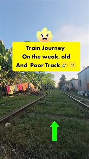 Testing The World's Weakest Rail Tracks 🤯🥲 #railtrack #railroad #railfanning #train #weak #poor