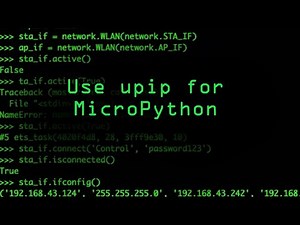 Use Upip to Load MicroPython Libraries Over Wi-Fi to a Microcontroller [Tutorial]