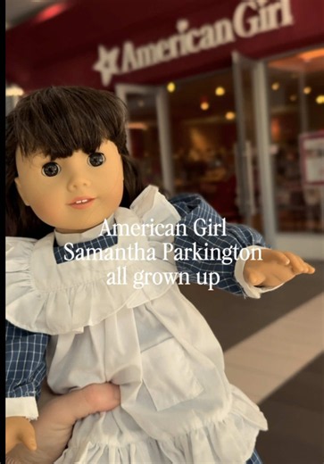 American Girl just released Samantha Parkington’s new adult novel, and I had to take my Samantha doll to see it in person. I’m reading the Kindle version tonight, but I already know I want this gorgeous sprayed-edge edition when it goes on sale. I really hope this is the start of more grown-up stories for the American Girl historical characters. Who should get a book next? #dollcollector #americangirldoll #samanthaparkington #agdolls #dolltok