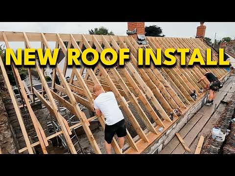 Building a Roof From Scratch (Step by Step) | Renovation Project