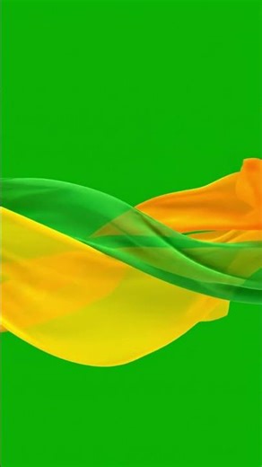 Abstract Basant Ribbons – Green Screen 05 #chromakey #art #relaxing