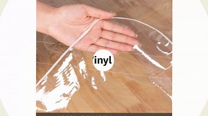 JIUZHEN Clear Vinyl Tablecloth 70x70 Inch - Waterproof Oil-Proof Plastic Table Cover, Heavy Duty Stain Resistant, Easy Clean for Dining, Party, Camping (Square)