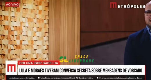 🚨VEJA - Lula se encontrou com Alexandre de Moraes em março, fora da agenda oficial, logo após o vazamento das conversas de Daniel Vorcaro, para discutir o Caso Master, diz Metropoles Lula teria deixado claro que não vai soltar a mão do ministro.