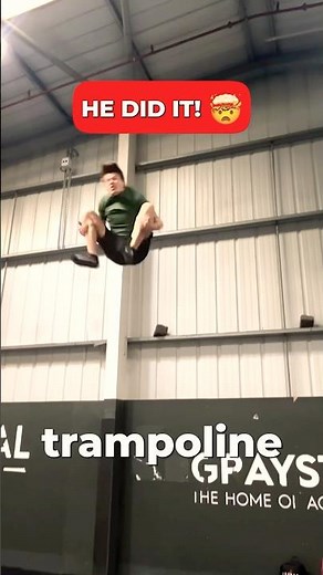 This Trick Shouldn’t Be Possible on a Park Trampoline...