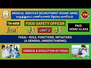 Food Safety Officer || Genesis & Evolution of FSSAI || Exam Point of View