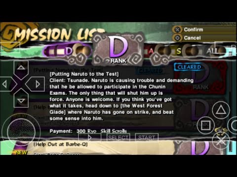Naruto Shippuden: Legends: Akatsuki Rising - Mission "Putting Naruto to the Test" (Rank D)