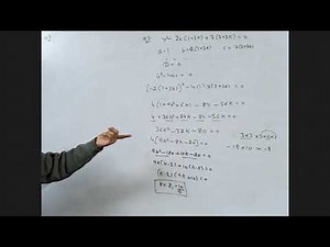 Finding k type questions CH4 Quadratic equations