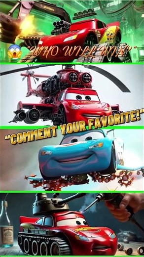 😱 McQueen Turns into Excavator, Helicopter, Jet & Tank!