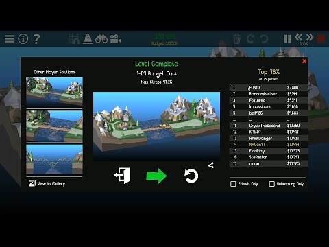 Poly Bridge 2 1-09: Budget Cuts