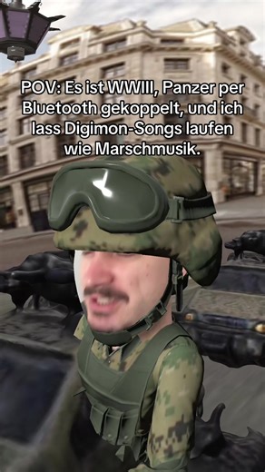Zweiter Weltkrieg: Panzer und Digimon-Songs im POV
