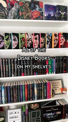 Jessica on Instagram: "UPDATED DISNEY BOOK SHELF 11/2025 Find these anywhere you normally get books or 🔗 on my page. Yes I have a BENABLE list for the villains and twisted tales! The twisted tales not published in the US can be found at most UK/AUS bookstores. The UK editions have their own style covers. AUS has the US style covers and can be shipped from @abbeysbookshop DISNEY VILLAINS: Back stories to the Disney Villains by @serena_valentino_author This is a series meant to be read in order. 