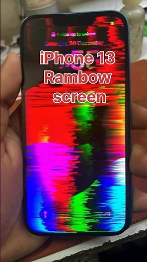 "Fix iPhone 13 Rainbow Screen Issue: Step-by-Step Solution" #greenscreen