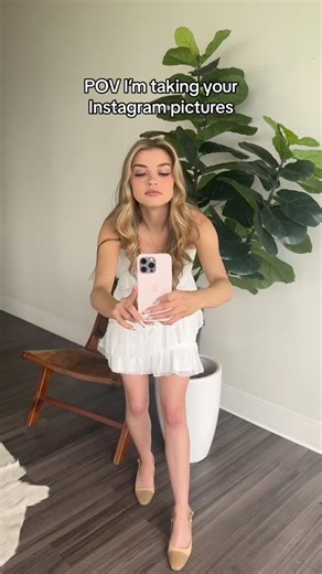 POV I’m taking photos of you 🤳 Who else does this? 😂 Wearing the Cece dress in white, shop at the link in bio 🤍 #whitedresses #graduationdress #takingphotos #funny #contentcreator #contentcreatorstruggles | American Threads