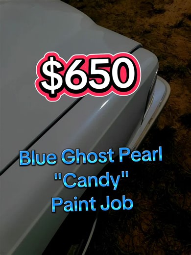 Blue Ghost Pearl Paint Job for $650 – Stunning Finish!