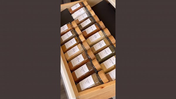 Finally Organized My Spice Drawer – Satisfying Transformation