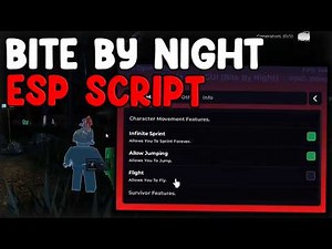 [🔥NEW] Bite By Night BEST Script Teleport To Safe Area & Esp - Roblox 2026