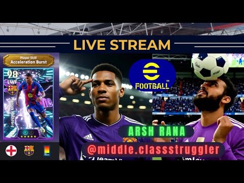 efootball Live Stream | Mobile Gameplay | Mastering Touch & Flick - Day 75 | 🎯 Goal 2K Subs | Use 🎧