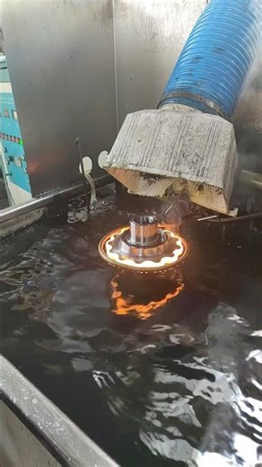 Complete Induction Hardening Equipment - Actual Shot Video #heater #machine #hardening