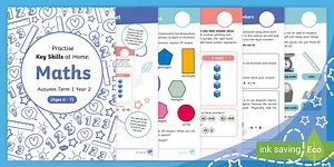 Practise Key Skills at Home: Autumn Term 1 Year 2 Maths (Ages 6 - 7)