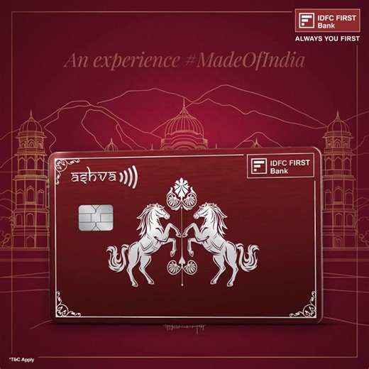 Step into a world of distinction with IDFC FIRST Bank. The Ashva Credit Card unlocks up to 24 complimentary golf rounds per year, bringing you a game of precision and prestige. Upgrade your card today: https://idfcfr.in/0FLO0R #IDFCFIRSTBank #AlwaysYouFirst #MetalCards #MadeOfIndia | IDFC FIRST Bank