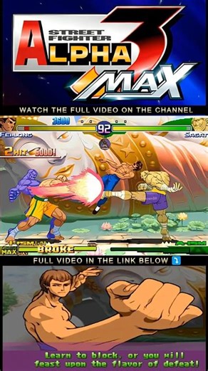 Fei Long is BRUTAL in Street Fighter Alpha 3 Max!