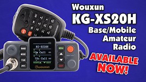 Meet the new Wouxun KG-XS20H Tri-Band Mobile Amateur Radio