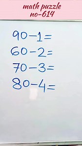 51 reactions · 379 comments | MATH PUZZLE 里 614 #mathpuzzle #math...