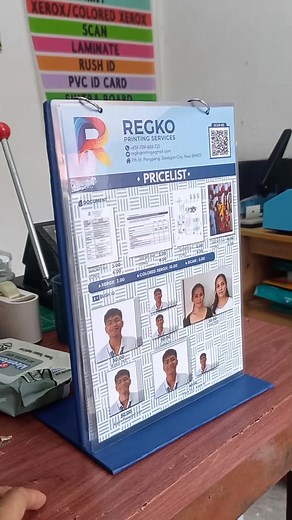 Pricelist stand made from chipboard 💕 | Regko
