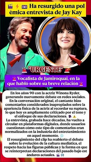 📼🔥 Ha resurgido una polémica entrevista de Jay Kay, vocalista de Jamiroquai