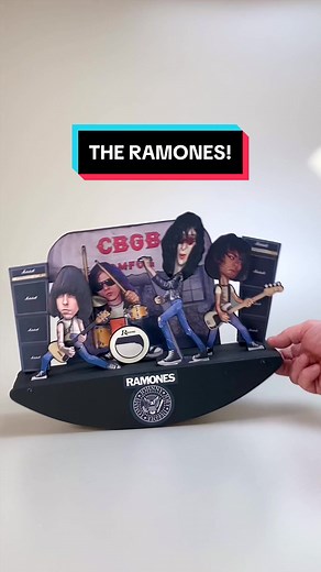 Handmade Wooden Kinetic Toy of The Ramones