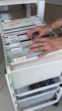 Elfa Rolling File Cart