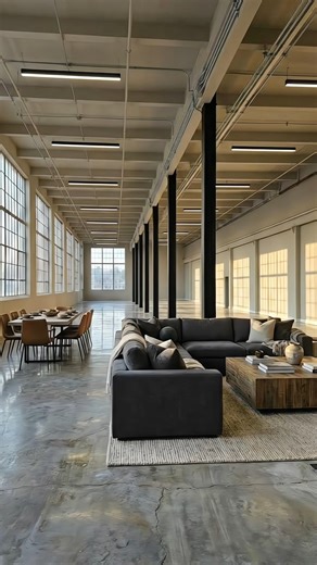 The Cleanest Interior Transformation Ever | Abandoned Industrial Building Turned Luxury Lounge