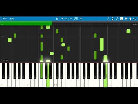 minecraft strad - c418 [piano tutorial] (synthesia)