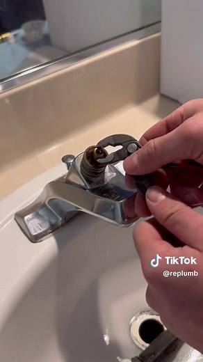 Repairing Moen Bathroom Faucet with New 1200 Cartridge