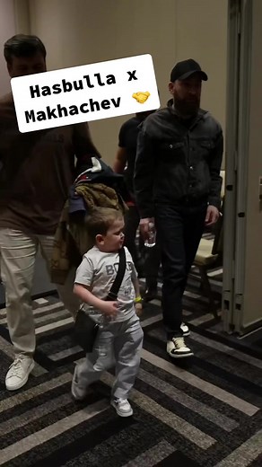 Hasbulla and Islam Makhachev UFC Las Vegas Appearance