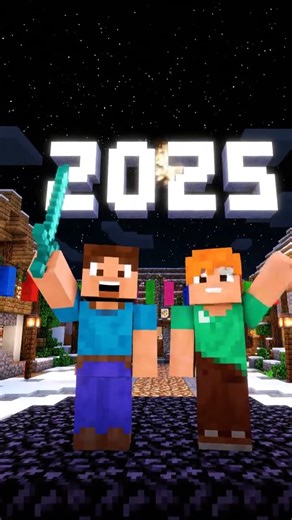 Happy New Year 2026! 🎆 Minecraft Celebration: From Our World to Yours