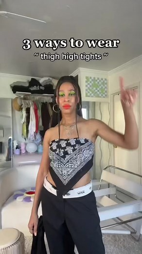 Elevate your look with our Over-the-Knee thigh high tights #tightsfashion #tightslover