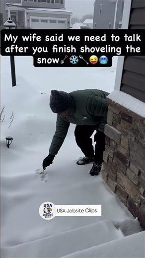 Funny construction video #FunnyConstruction #WinterFails #SnowRemoval #CoupleComedy