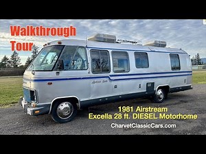 1981 Airstream DIESEL 28ft. Motorhome. Charvet Classic Cars