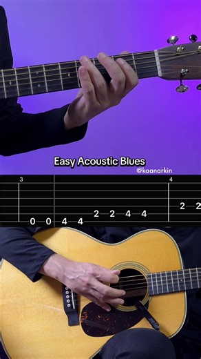 Sweet and Easy Acoustic Blues Guitar Tabs for Beginners