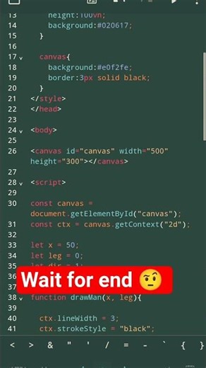 Animation cartoon from #coding use html css js shorts video