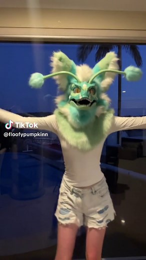 Furry Dino Masks and Fursuit Trends on TikTok
