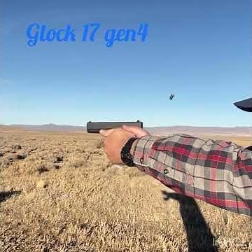 Glock 17 gen 4 vs Glock 17C gen 4 recoil slo-mo comparison