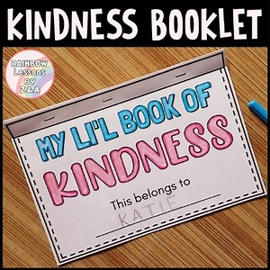 Kindness Activities | SEL Kindness Booklet | Social Emotional Learning Activity