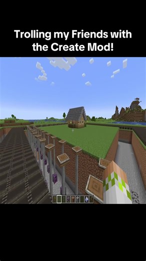 Trolling my Friends with the Create Mod! | trolls