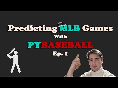 Prediction baseball games with PyBaseball! Ep. 1