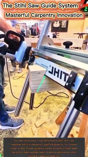 The Stihl Saw Guide System: Masterful Carpentry Innovation