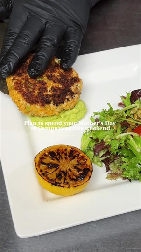 Mother’s Day weekend starts today 🌸 Our LIMITED TIME Campuzano Crab Cake is here! Available Friday- Sunday. #itsallgoodbaby