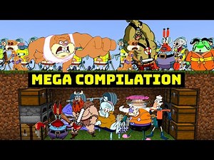 Minecraft Speedrunners VS Hunters - Mega Compilation #4
