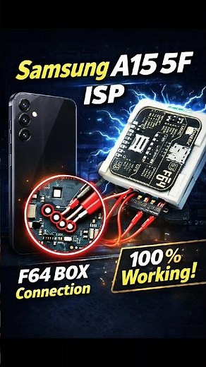 Samsung A15 5G (A155F) ISP Pinout – F64 Box 100% Working